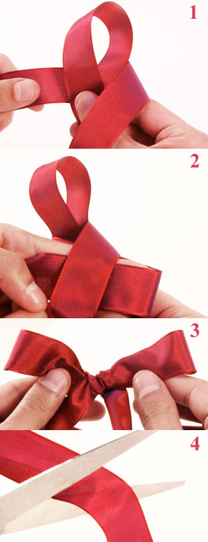 how to tie a ribbon. how 