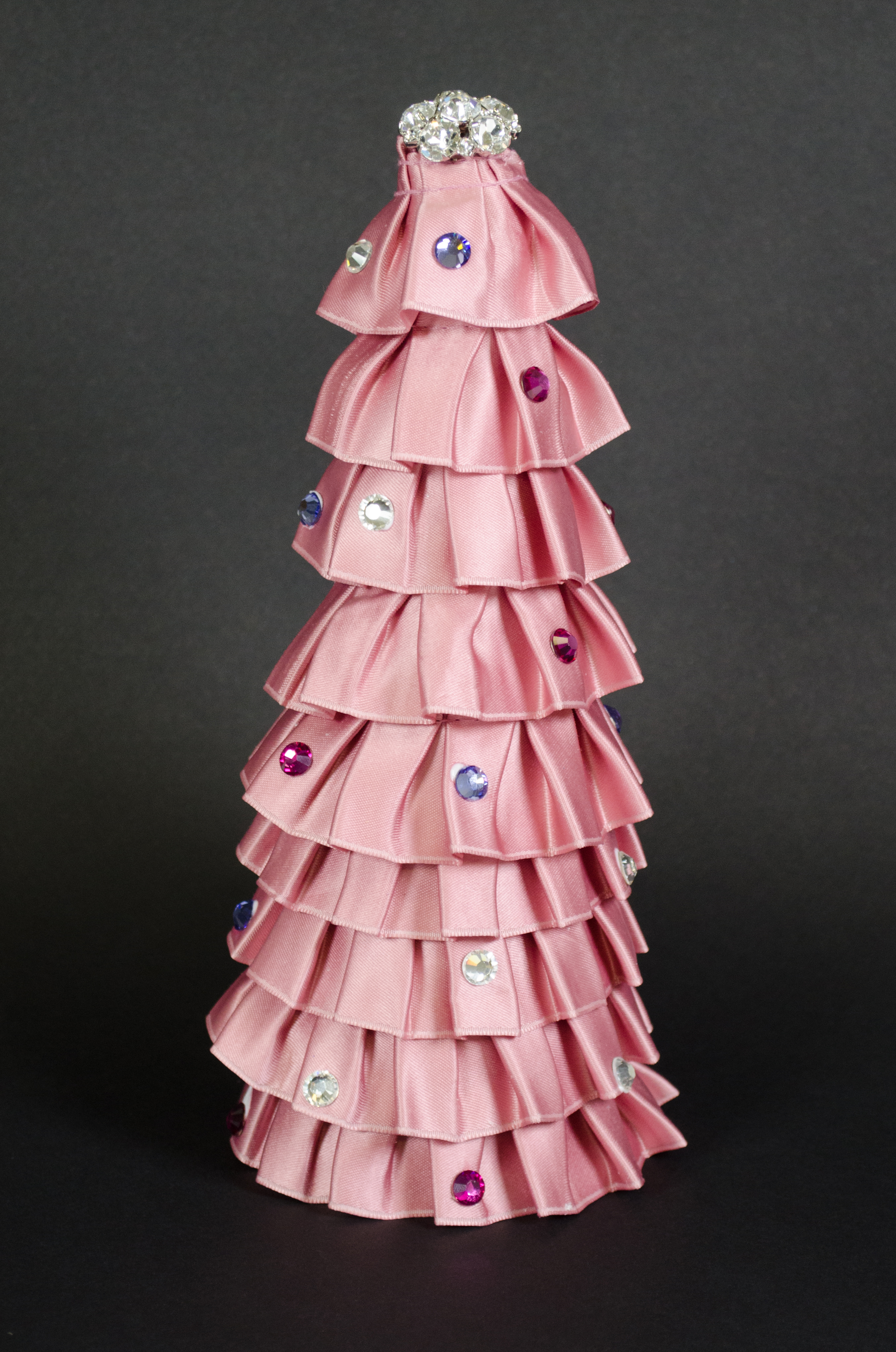 Ribbon Tree DIY Finished Pink | M&J Trimming