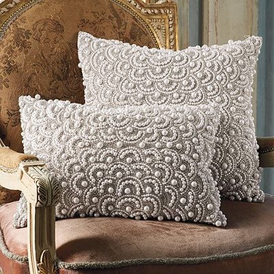 Pearl Decorative Pillow from Frontgate