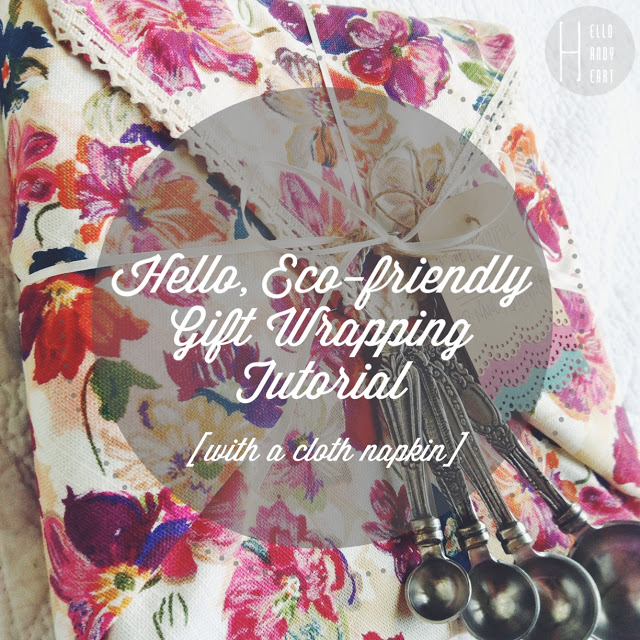 Eco Friendly Wrapping Tutorial from Hello, Handy Heart
