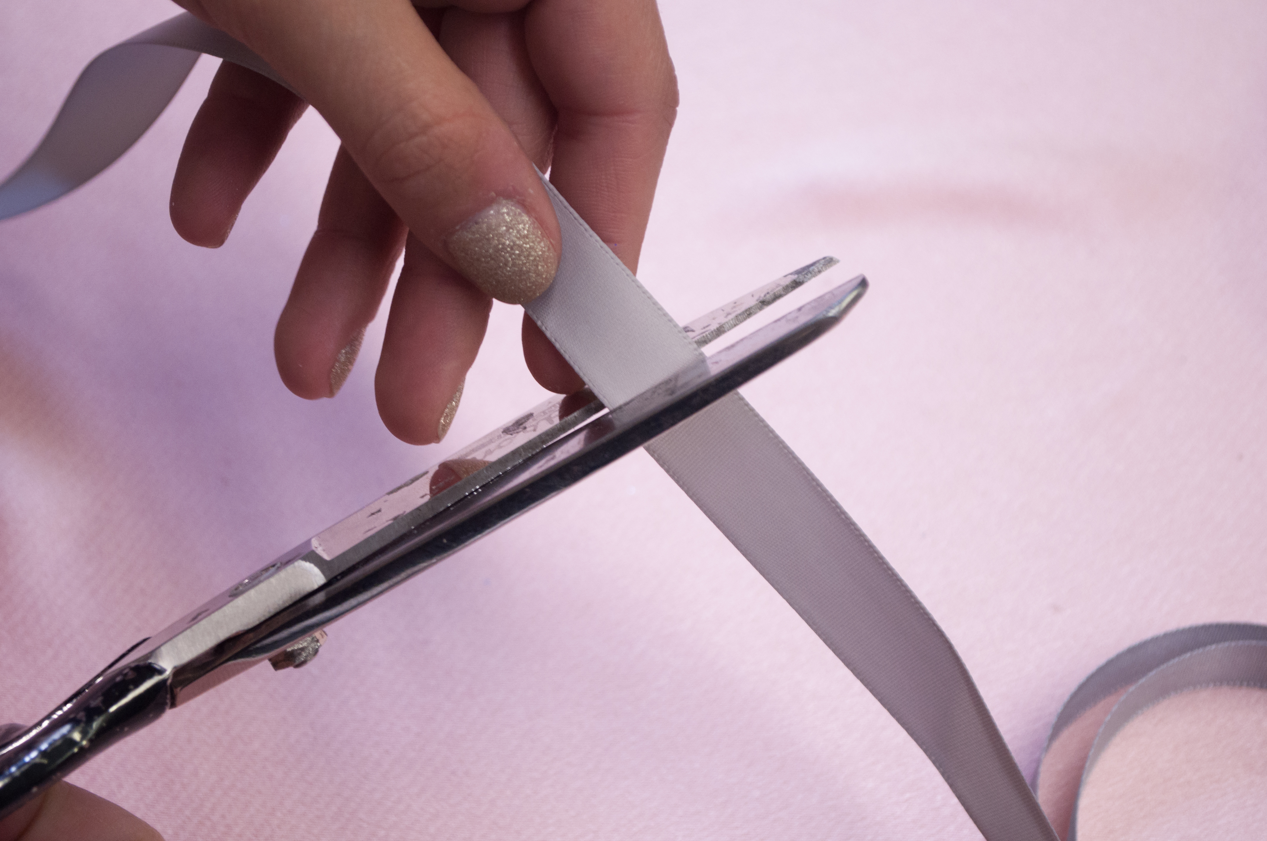 Cutting Ribbon for Nutcracker-Inspired Flat