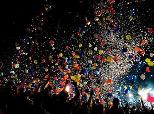 Balloons and Confetti Photo