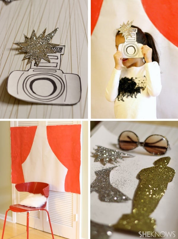 DIY Award Themed Photo Booth from She Knows
