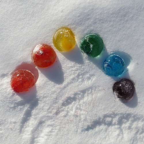 Ice Marbles for Winter